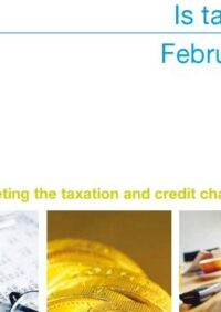 Tax report cover