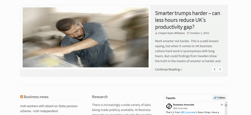 Business Innovate Website